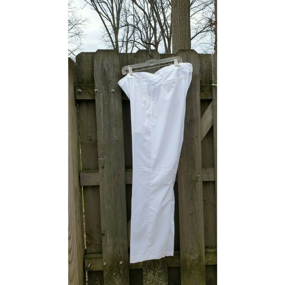 Nike Golf Dri-Fit Pants 38 x 32 Slim Fit White Tour Performance 639783 - Picture 1 of 6